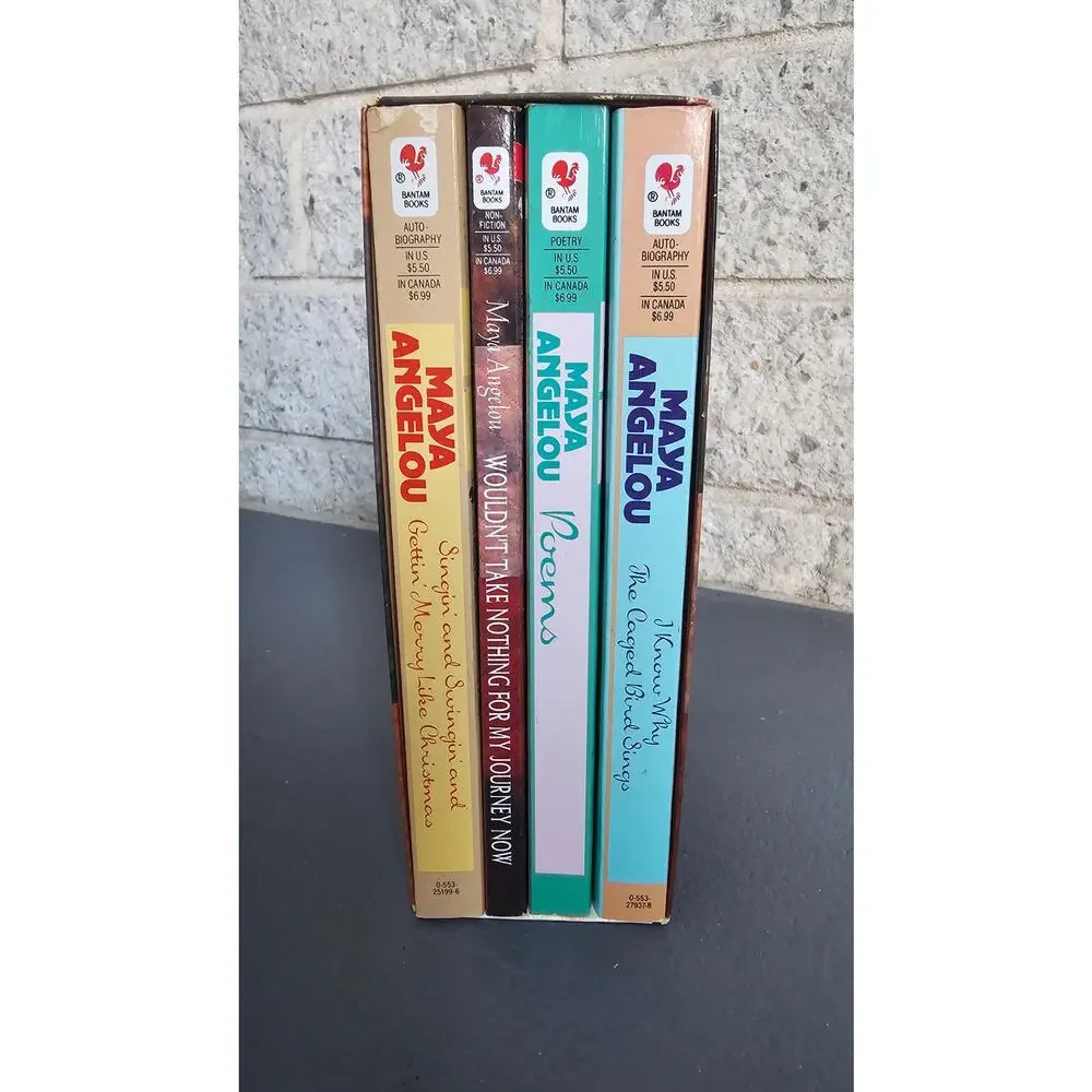 Maya Angelou 4 Volume Boxed Book Set, Gift Set, Collection, Power of Words